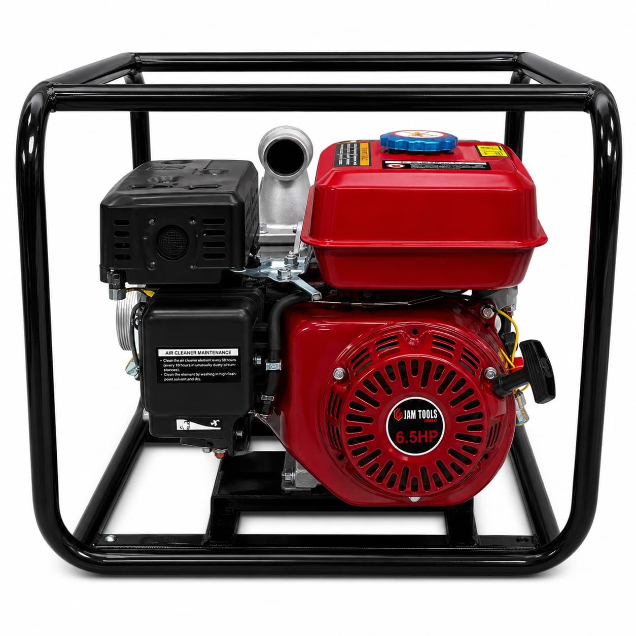 Motobomba de Agua 6.5HP JAM - vista posterior